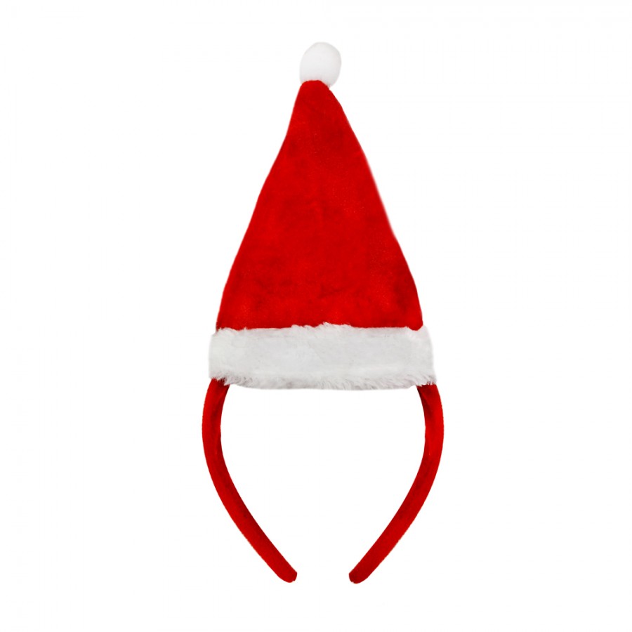 mini santa hat on headband mini santa hat on headband