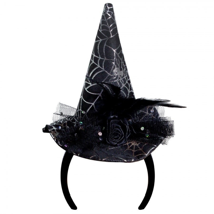 Mini Witches Hat on Headband