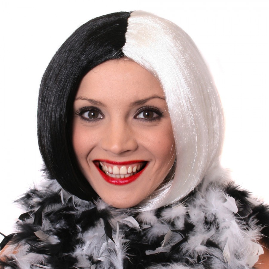 Black and White Bob Wig