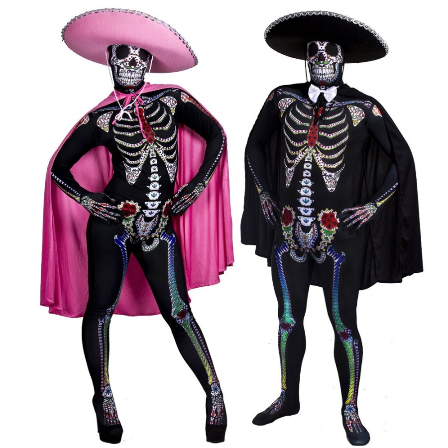 Couples Costume Sugar Skeleton