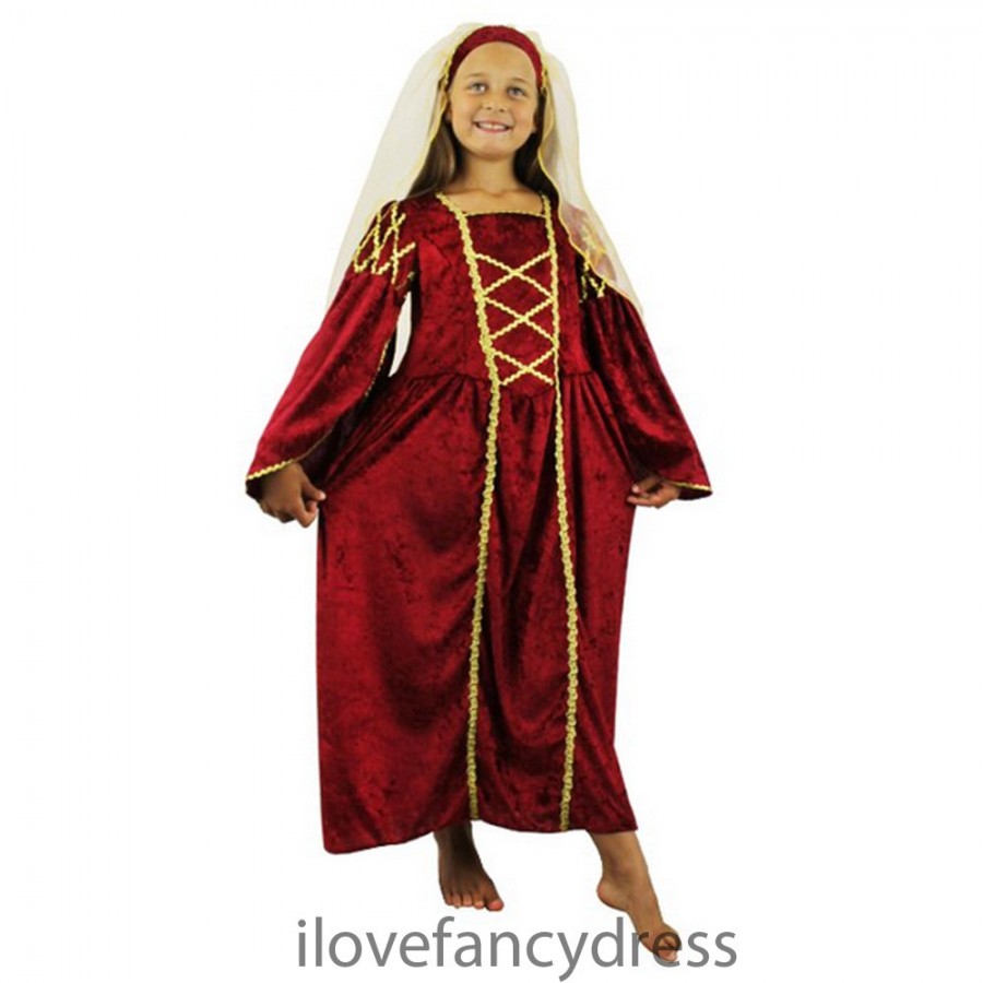 Red Tudor Princess Costume