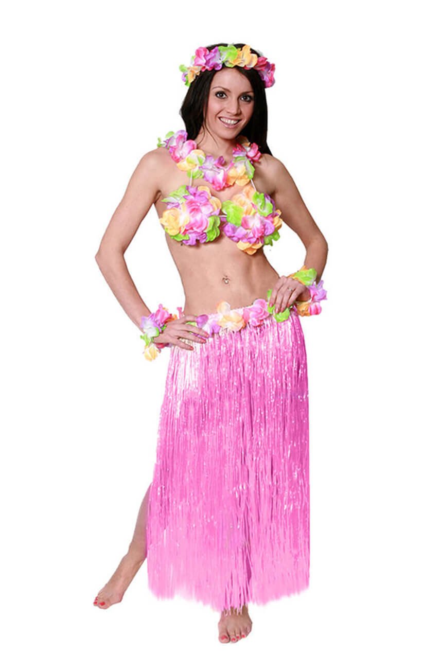 hawaiian fancy dress grass skirt