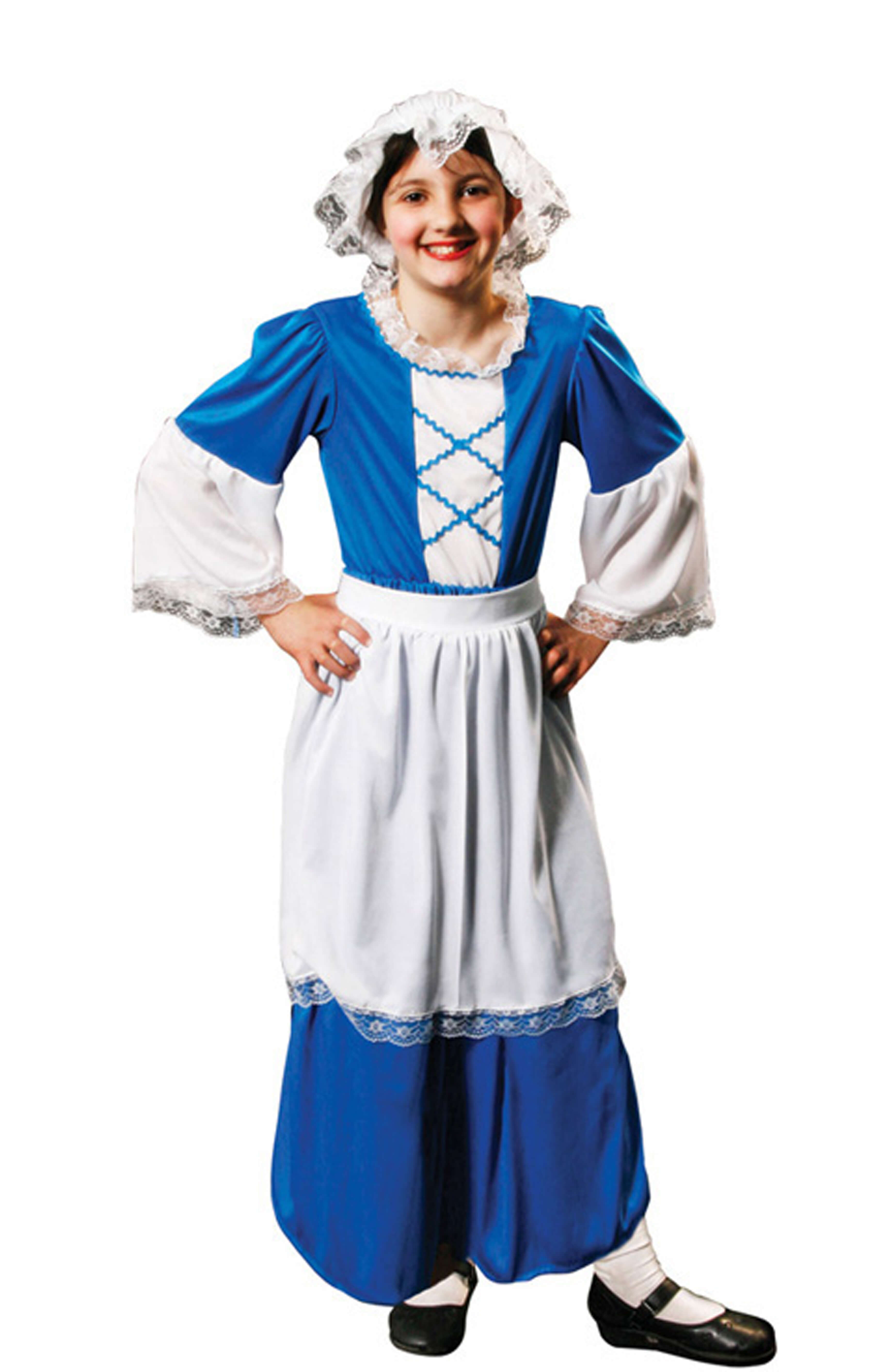 Girls Tudor Maid Costume - I Love Fancy Dress