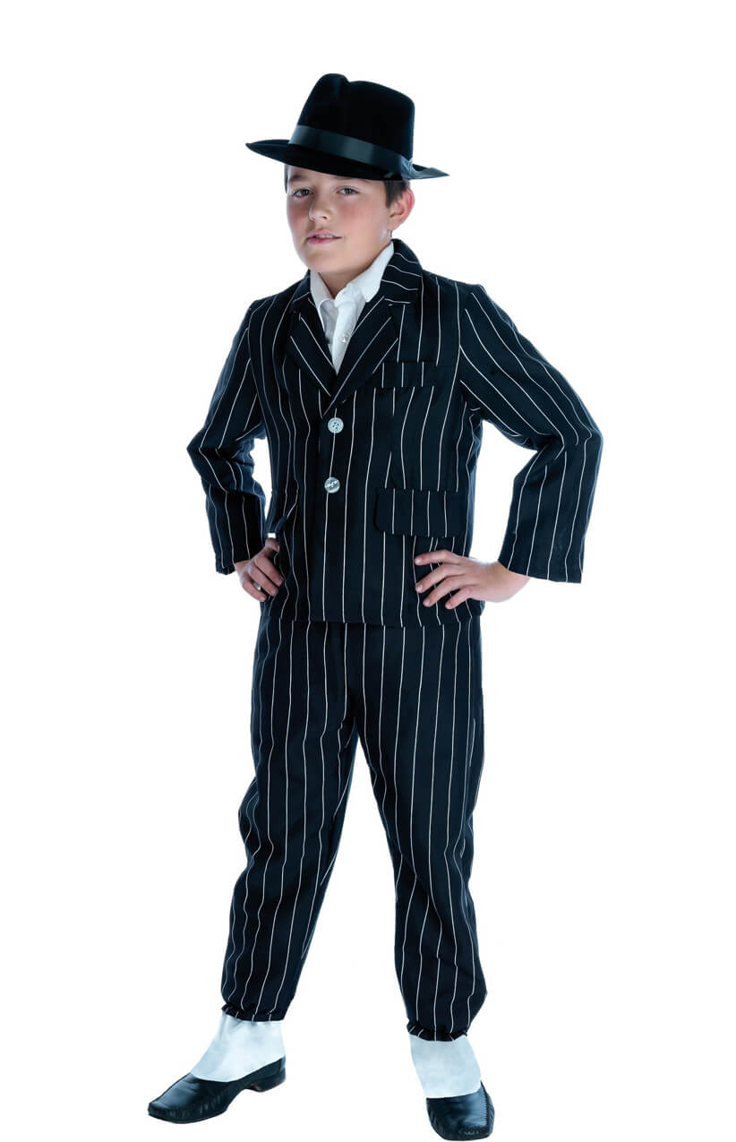 Boys 3 Piece Gangster Costume - I Love Fancy Dress