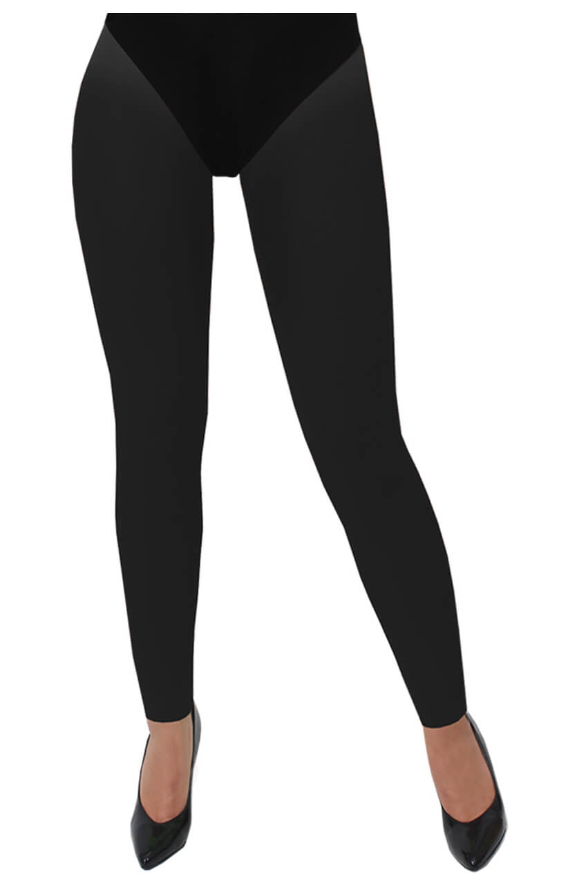 Black Footless Tights - I Love Fancy Dress