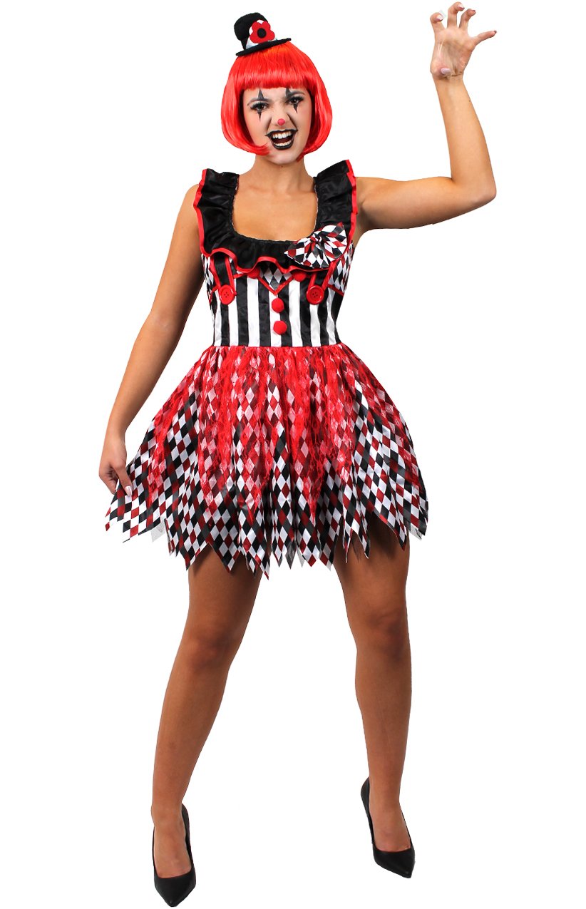 Ladies Killer Clown Costume - I Love Fancy Dress