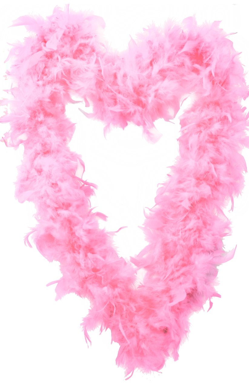 Child Feather Boa Light Pink 
