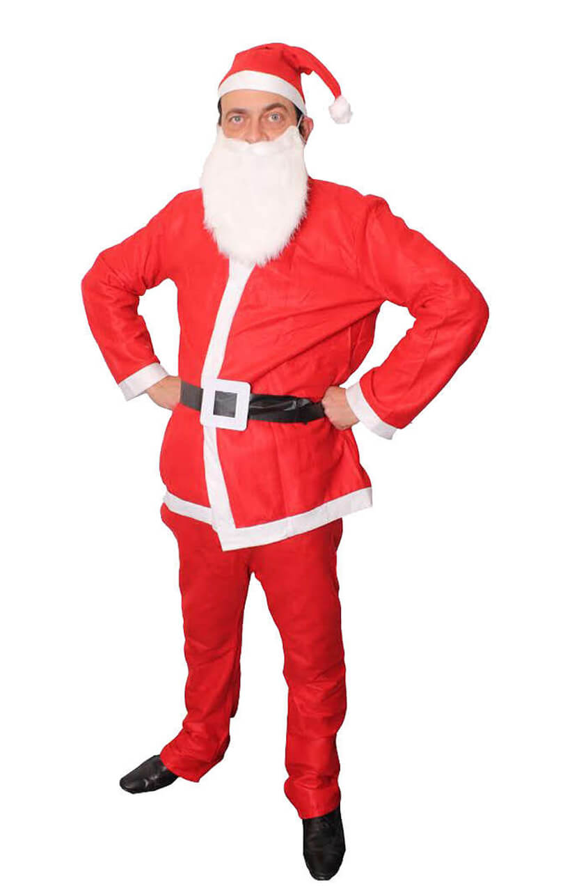 ADULTS BUDGET NAUGHTY SANTA CLAUS SUIT BAD FATHER CHRISTMAS COSTUME INFLATABLES 