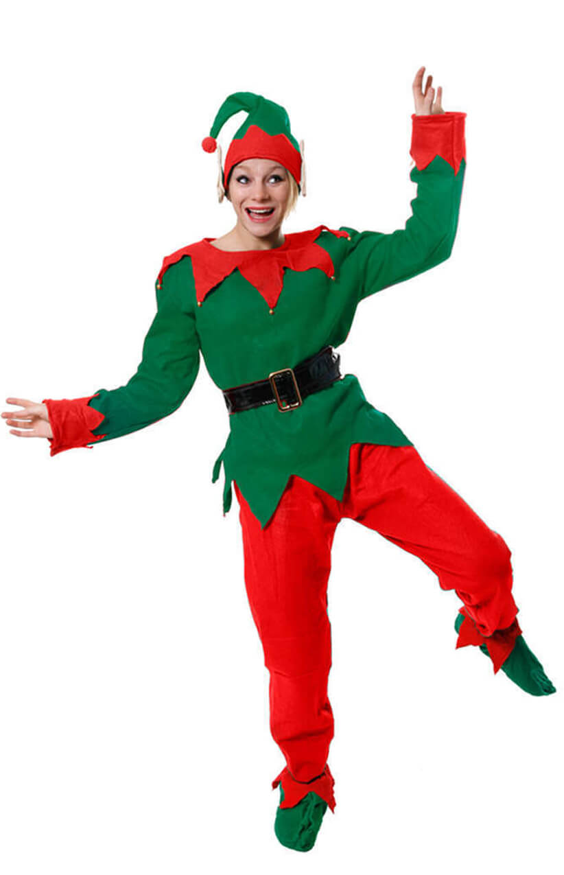 ladies elf costume
