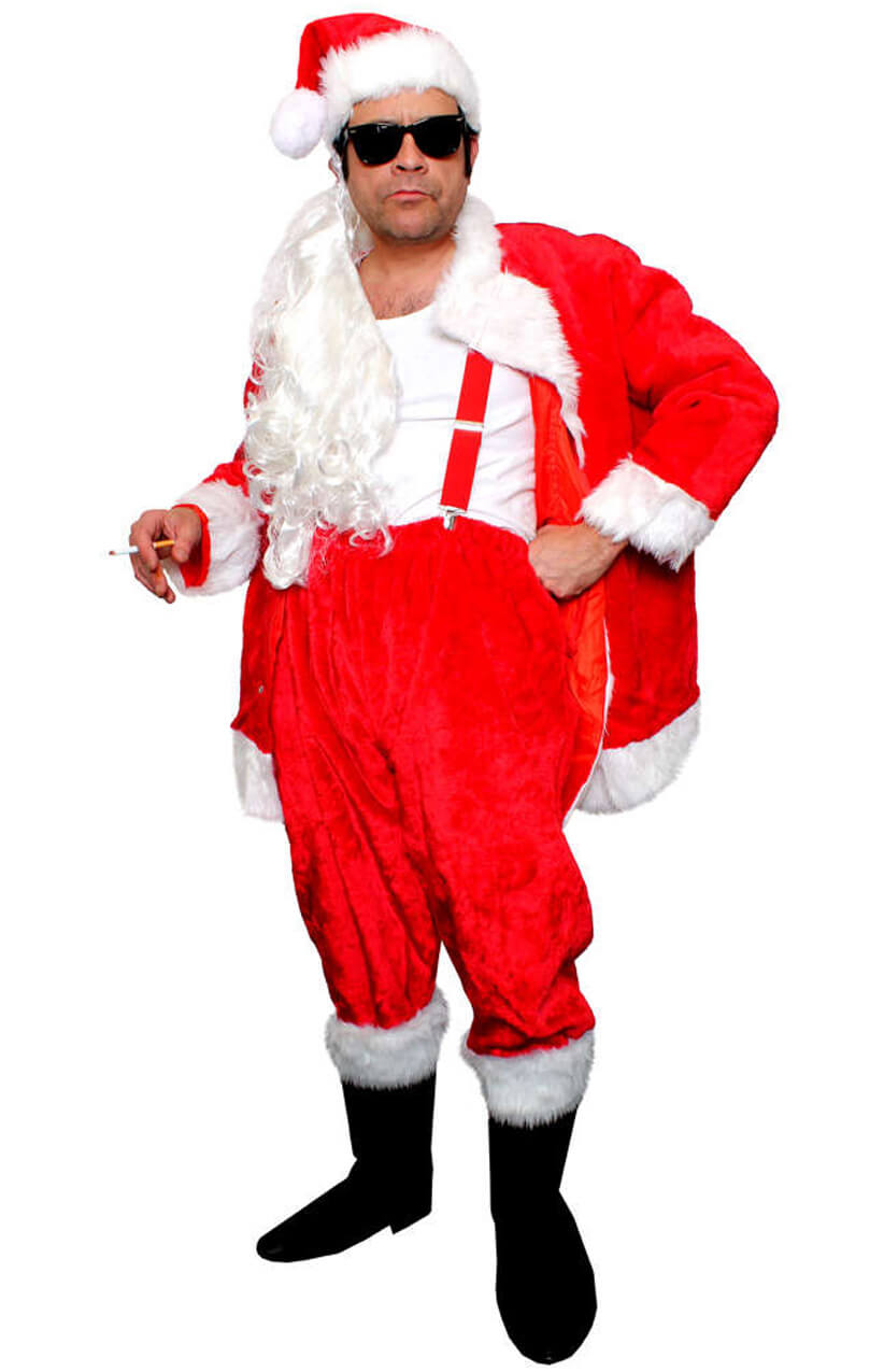 Faux Real F123150 Bad Santa T-Shirt Costume-XL, 51% OFF