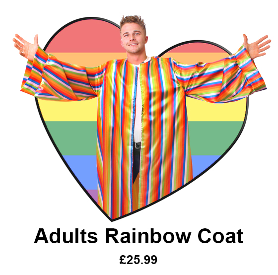 rainbow coat £25.99