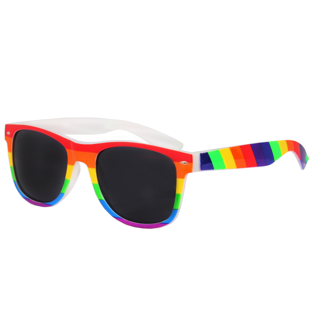 Rainbow Geek Glasses I Love Fancy Dress