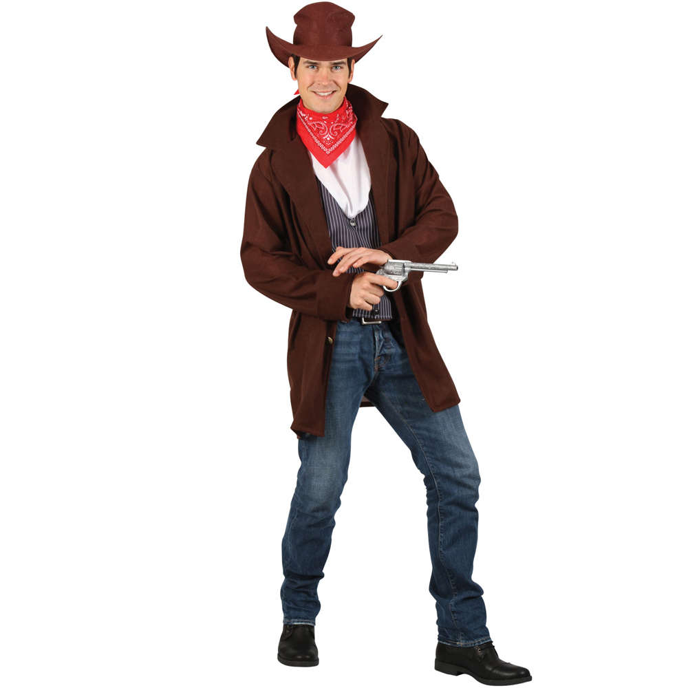 WIM 44471 Fasching Herren Kostüm Cowboy Bounty Killer Cow Boy Wild West Western