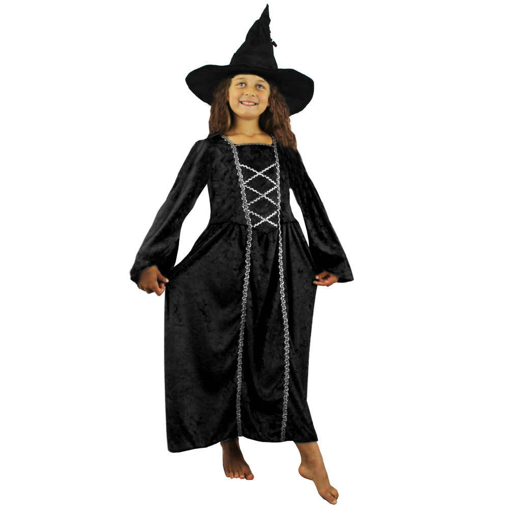 Girls Halloween Witch Costume - I Love Fancy Dress