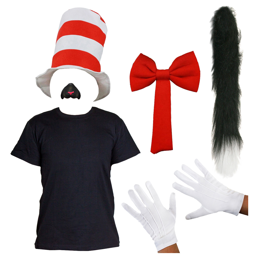 Cat in the Hat Set With Tail - I Love Fancy Dress