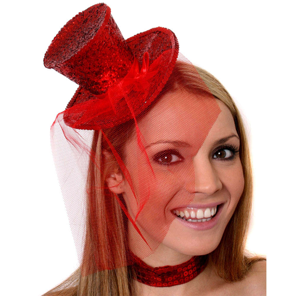 Red Nose Day Set Bowler Hat I Love Fancy Dress