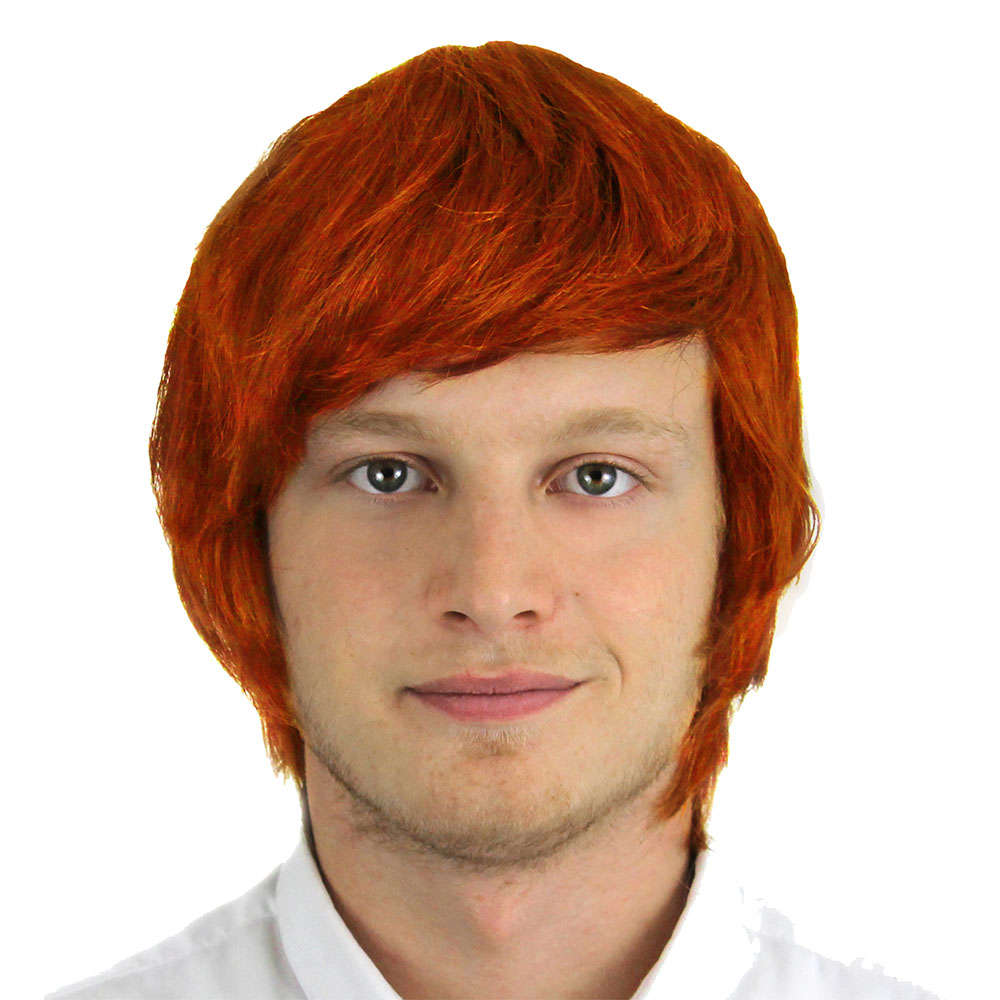 mens ginger wig