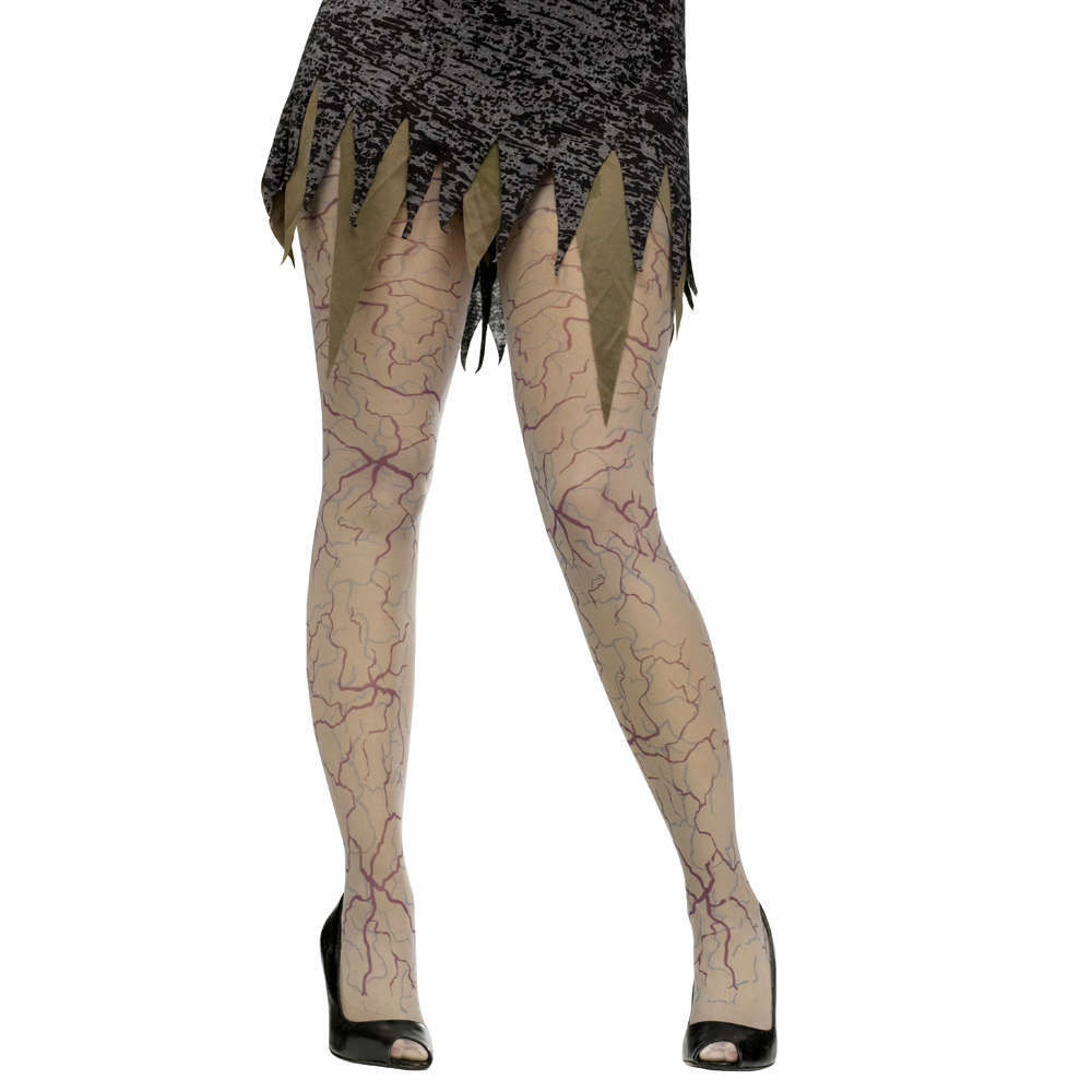 Zombie Bloody Vein Tights - I Love Fancy Dress