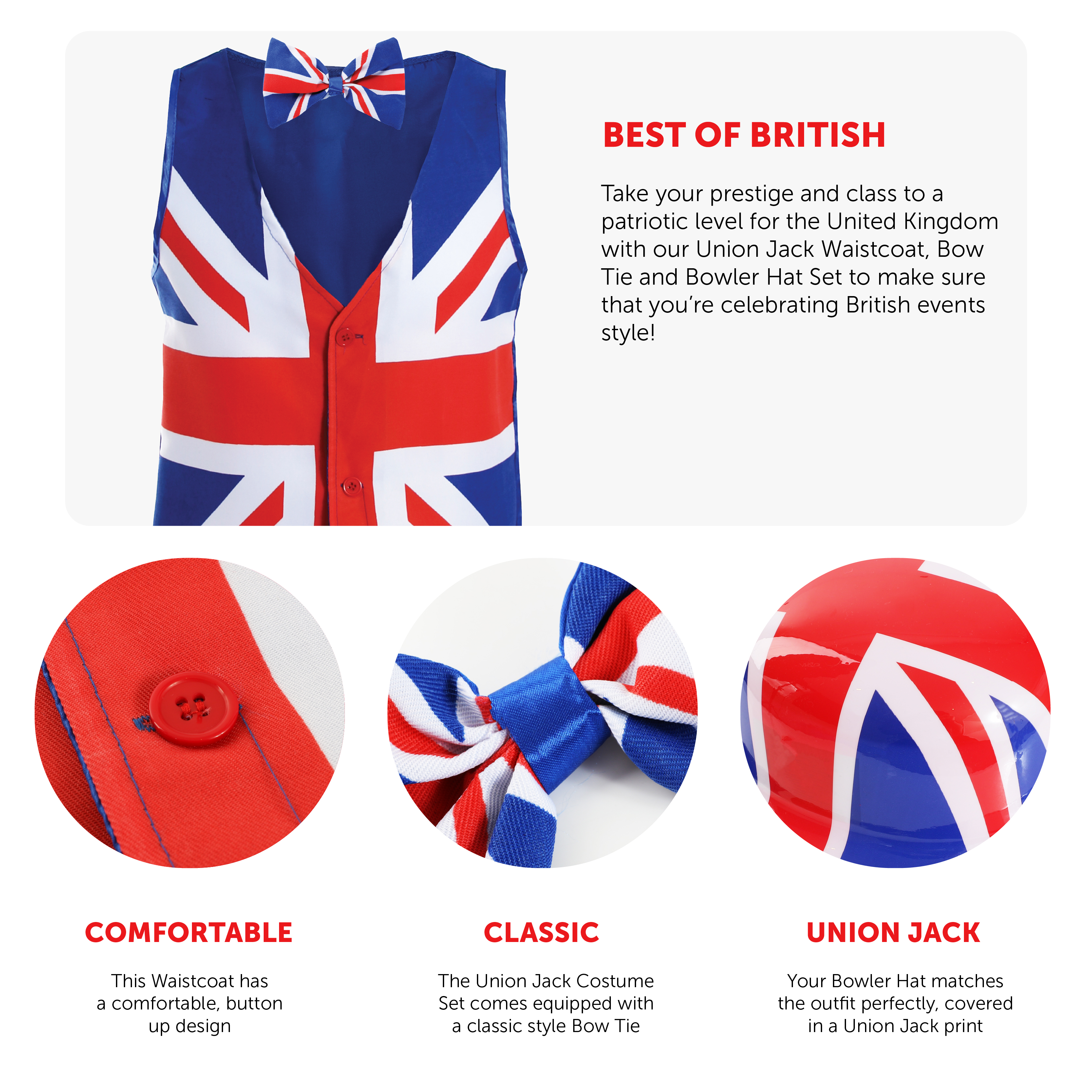 UK Flags design Union Jack Suit. The coolest