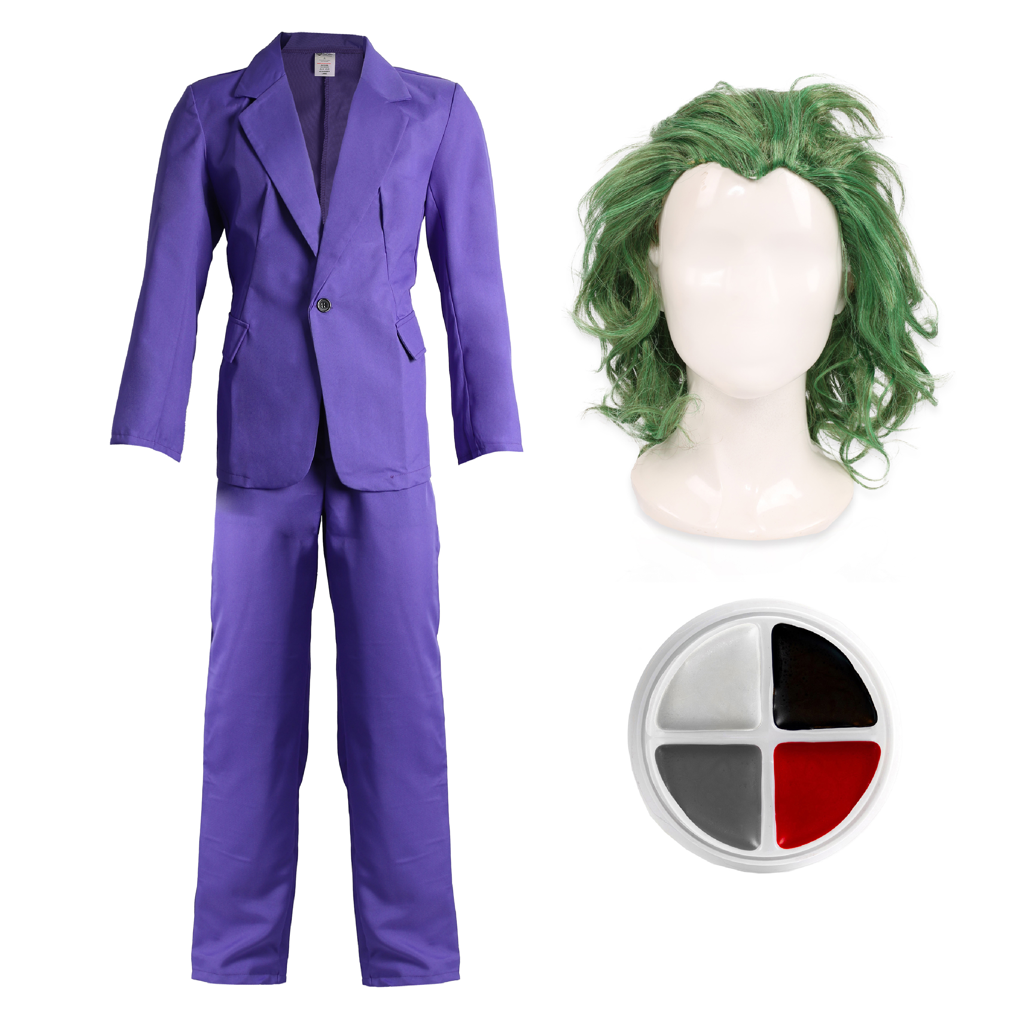 Men's Laughing Man Purple Suit Costume - I Love Fancy Dress