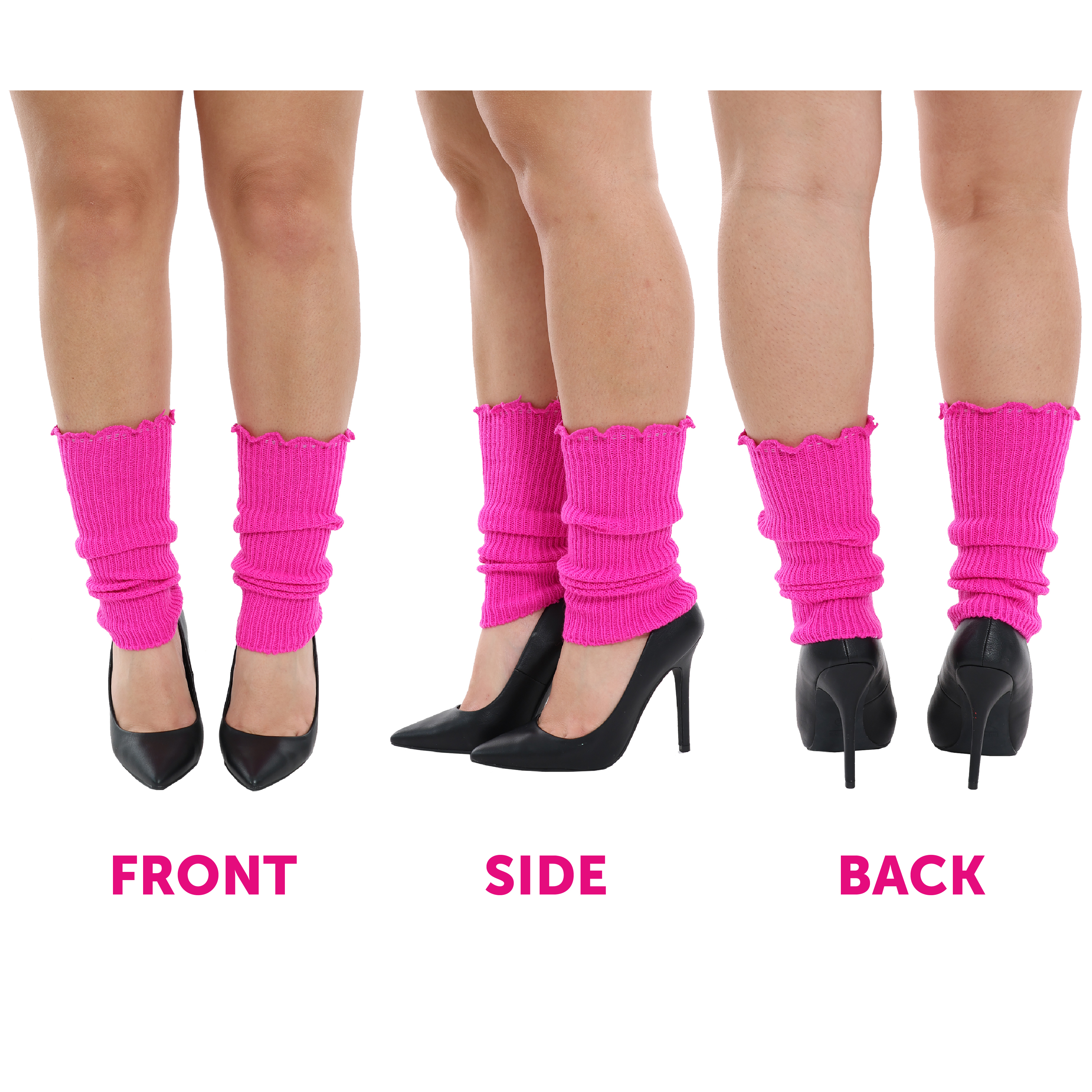 1980s Hot Pink Leg Warmers - I Love Fancy Dress