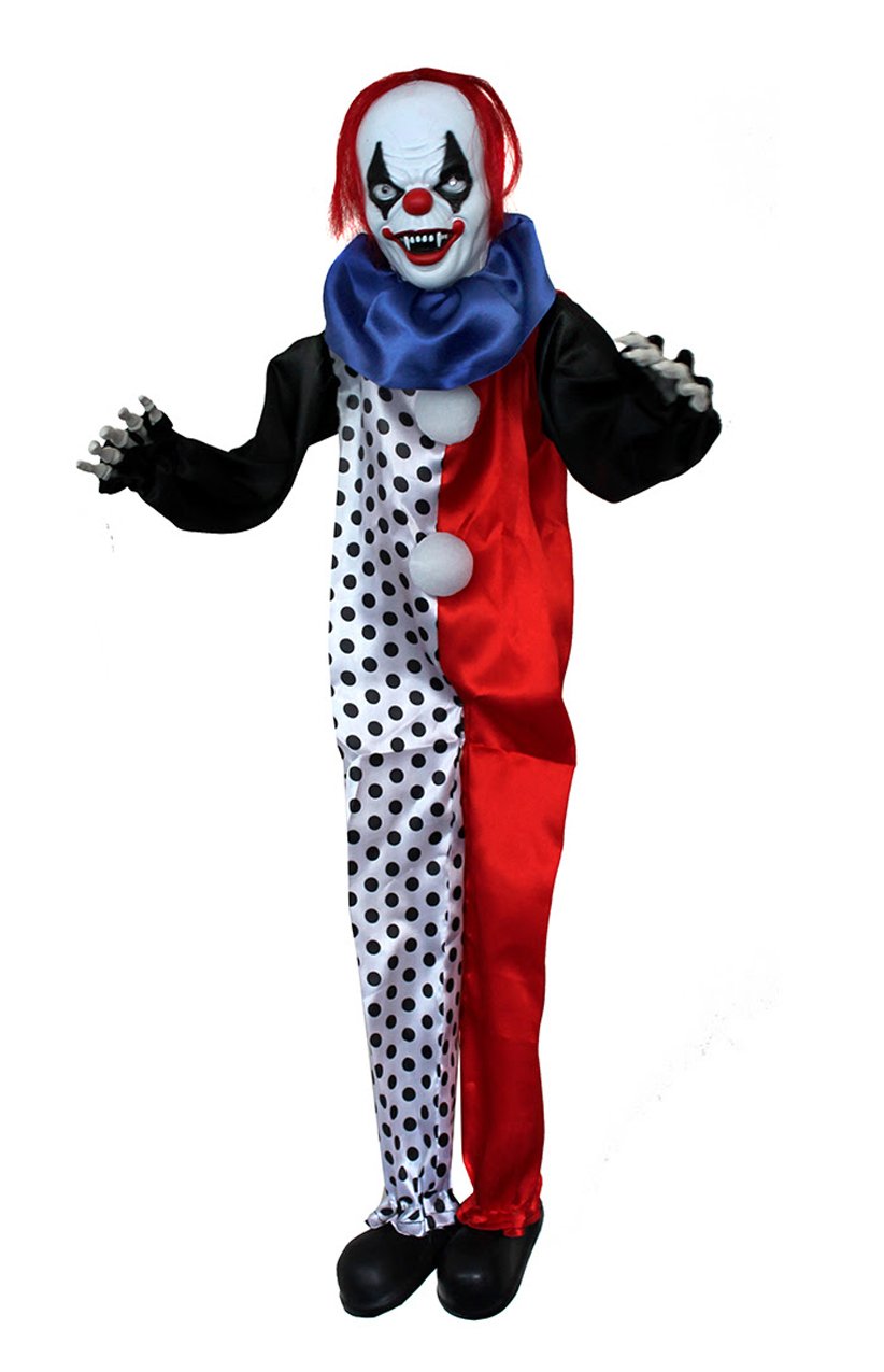 Light up hanging Clown Animated Decoration - I Love Fancy Dress