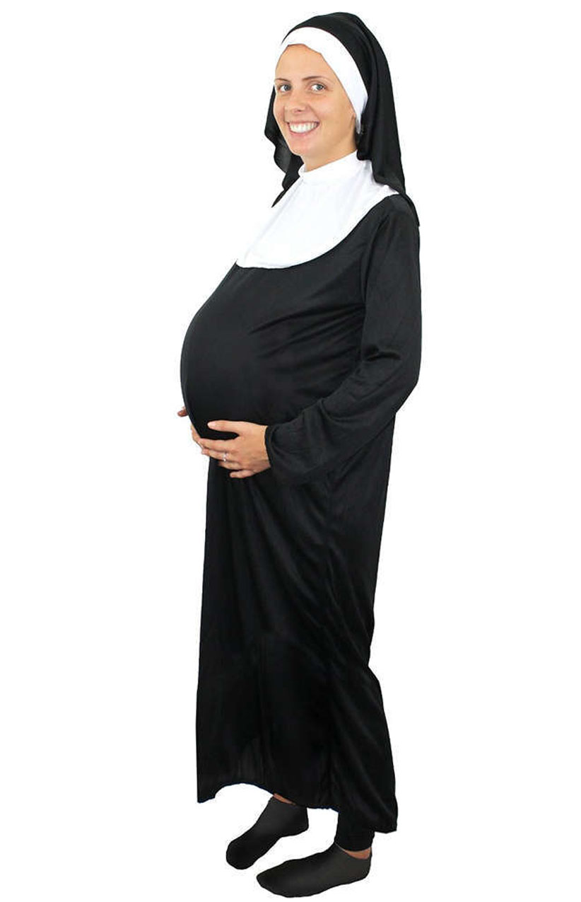 Pregnant Nun Costume. 