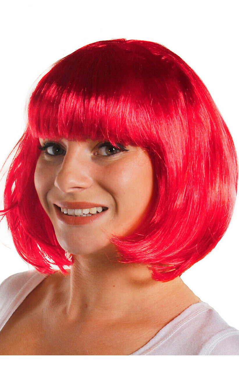 Hot Pink Bob WIg - I Love Fancy Dress