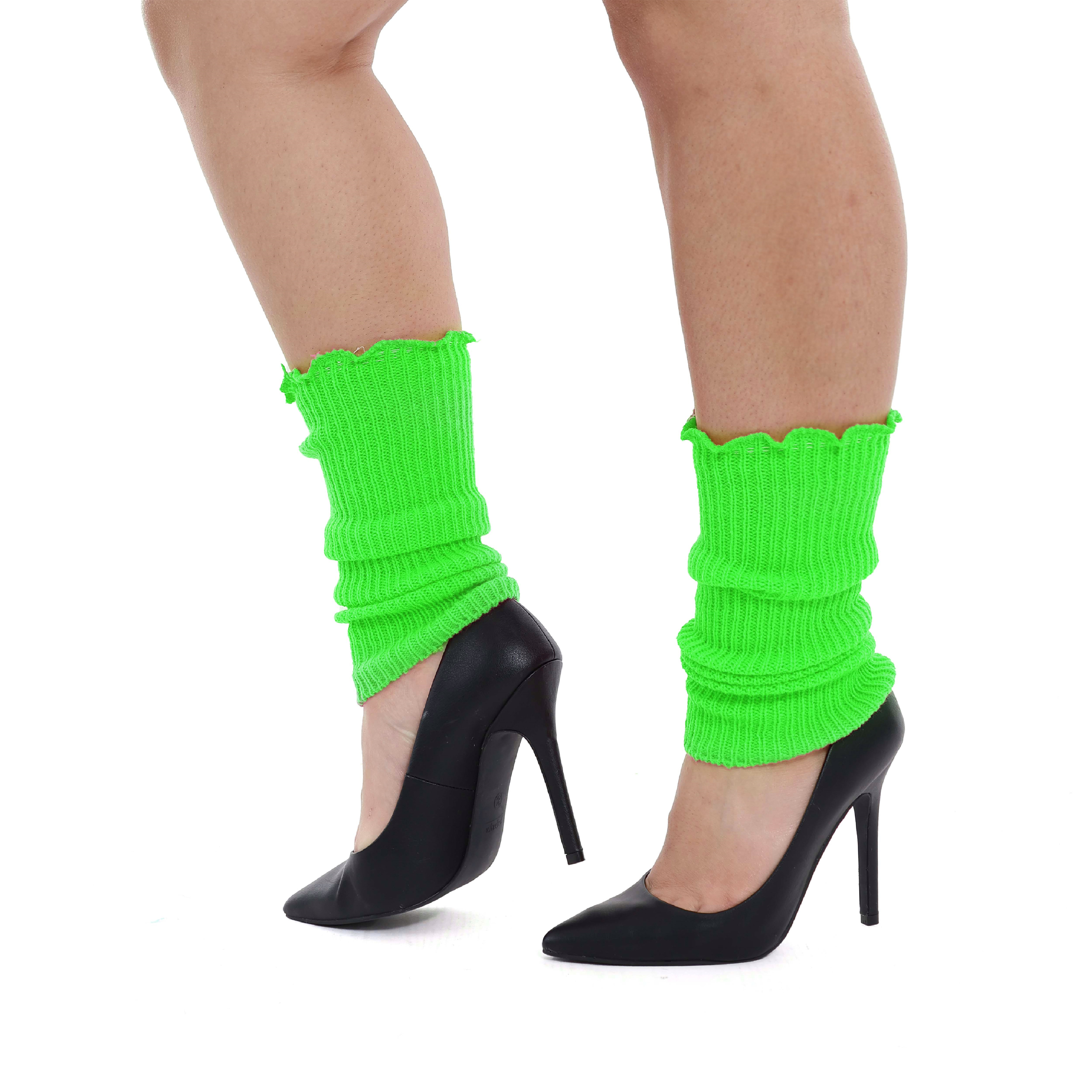 1980s Green Leg Warmers