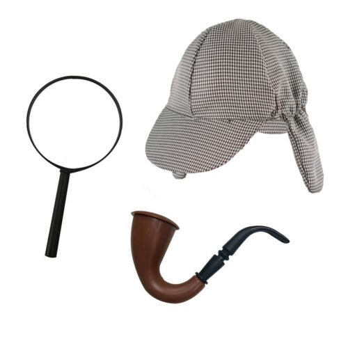Sherlock Holmes Detective Pipe Fancy Dress Costume Outfit Accessory NEW 