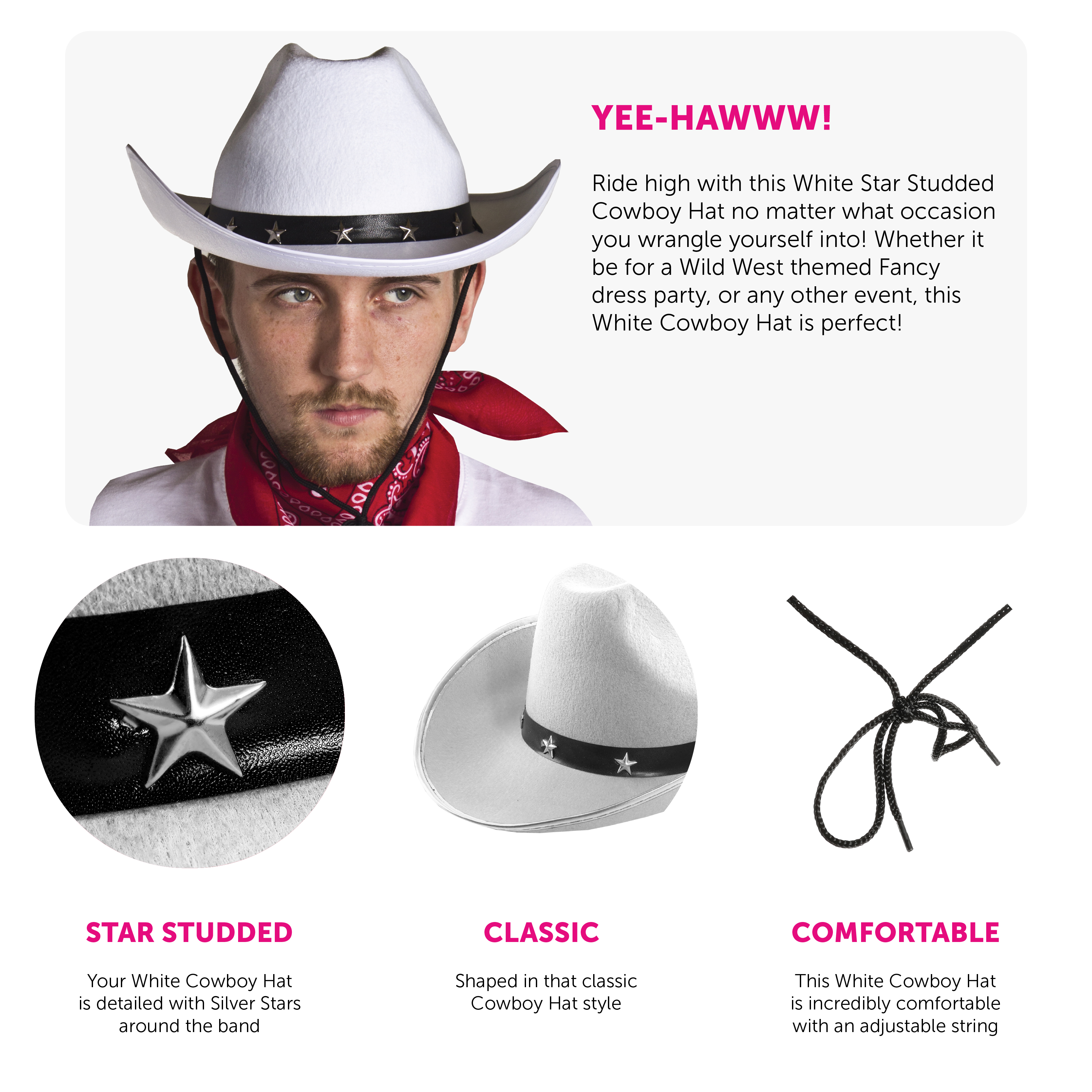 1pc Men Studded Decor Cowboy Hat For Daily Life  Mens hats fashion, Mens  western wear, Cowboy hats