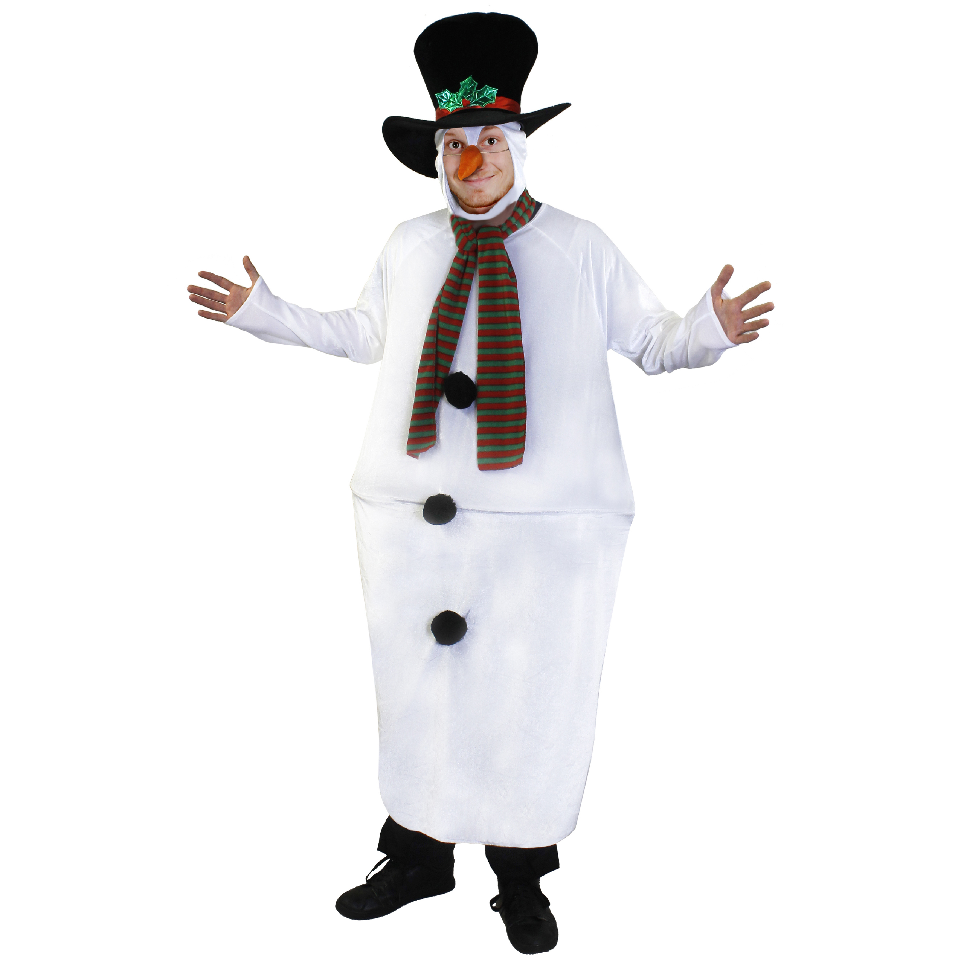 Deluxe Snowman Fat Suit - I Love Fancy Dress