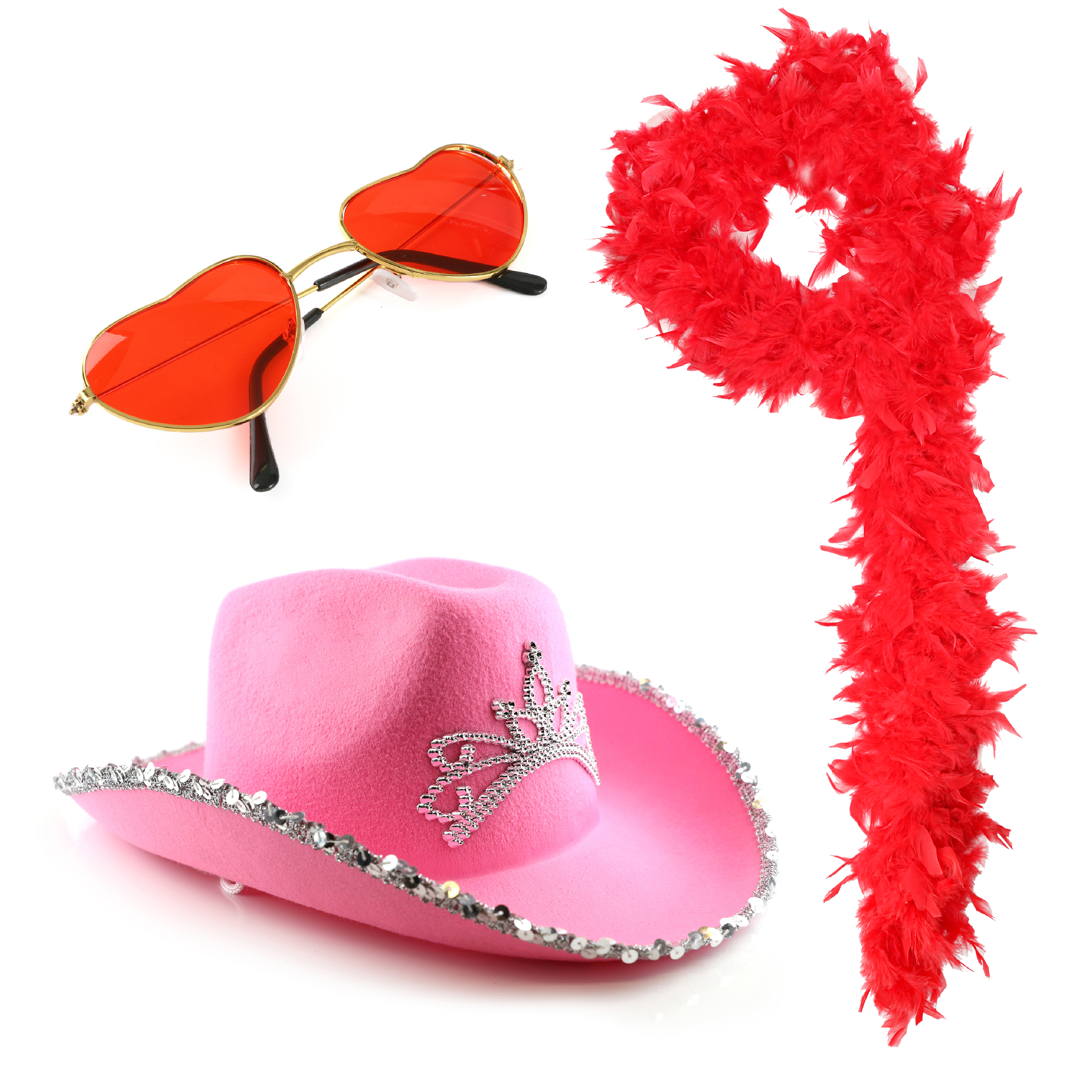 Red Feather Boa 2031