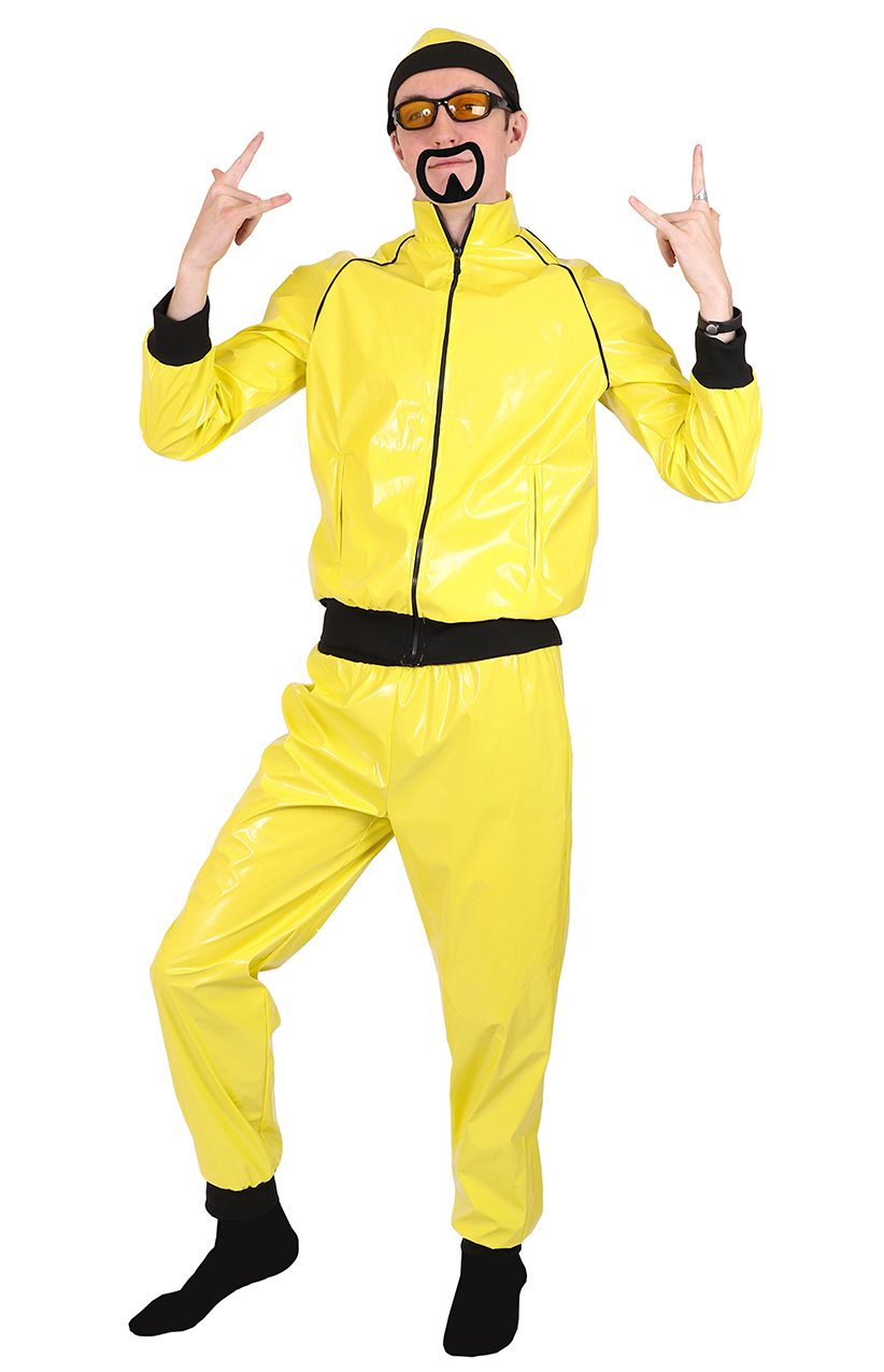 Yellow Rapper Costume I Love Fancy Dress