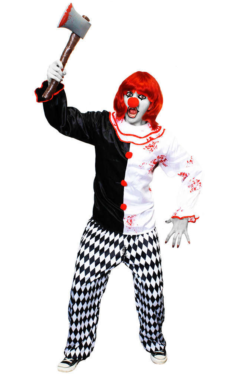 Ladies Bloody Killer Clown Costume - I Love Fancy Dress
