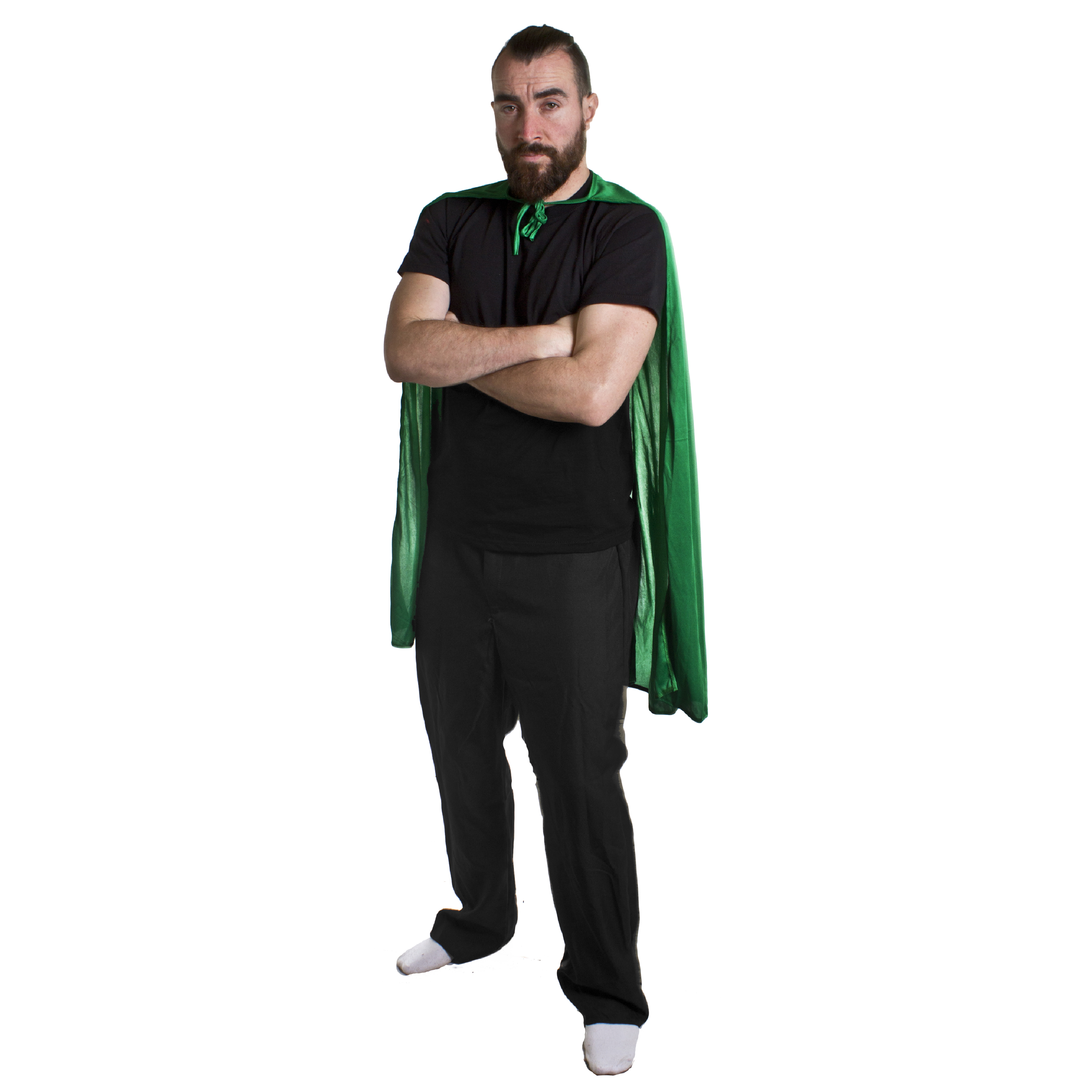 Green Superhero Cape - I Love Fancy Dress