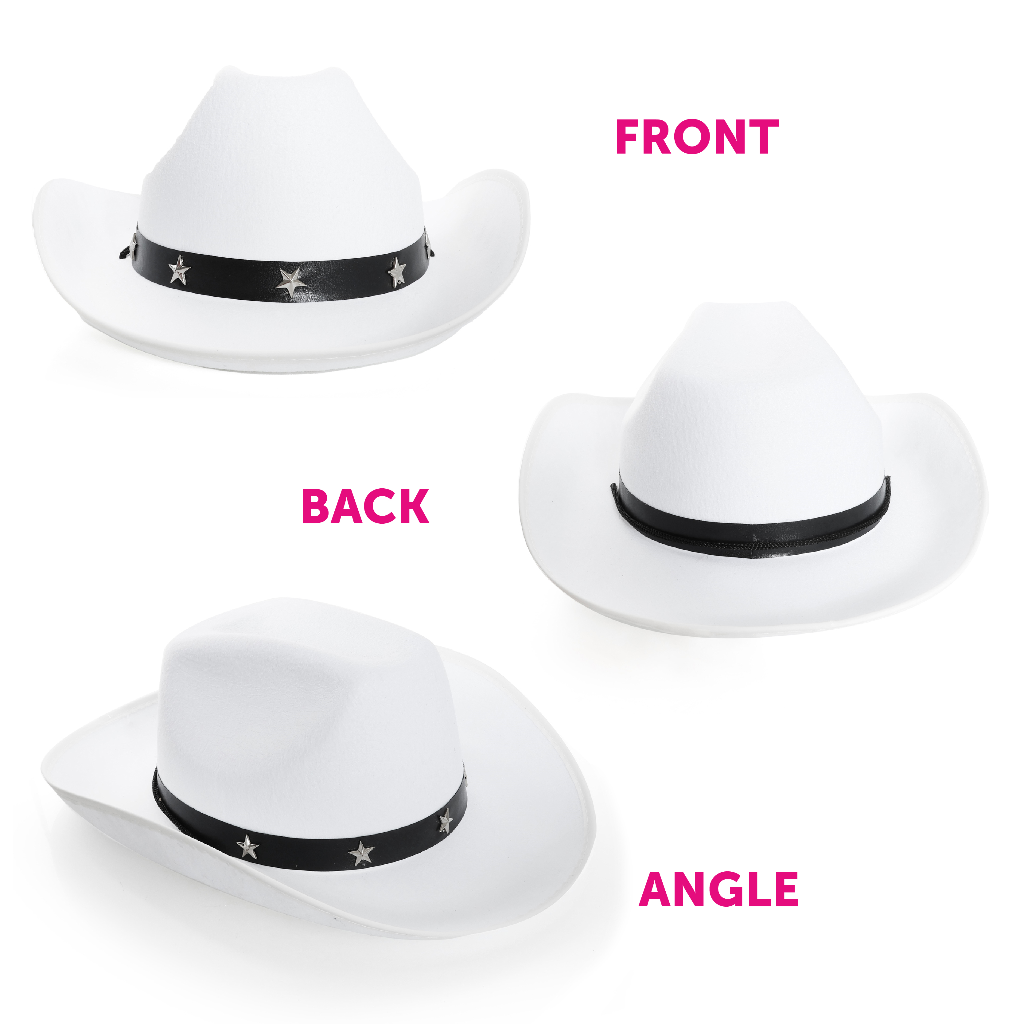 1pc Wedding Costume Doll Cowboy Hat Cowgirl White Wide Brim Hat Ken Cosplay  for Women Men Barbie Adult White Western Cowboy Hat - AliExpress