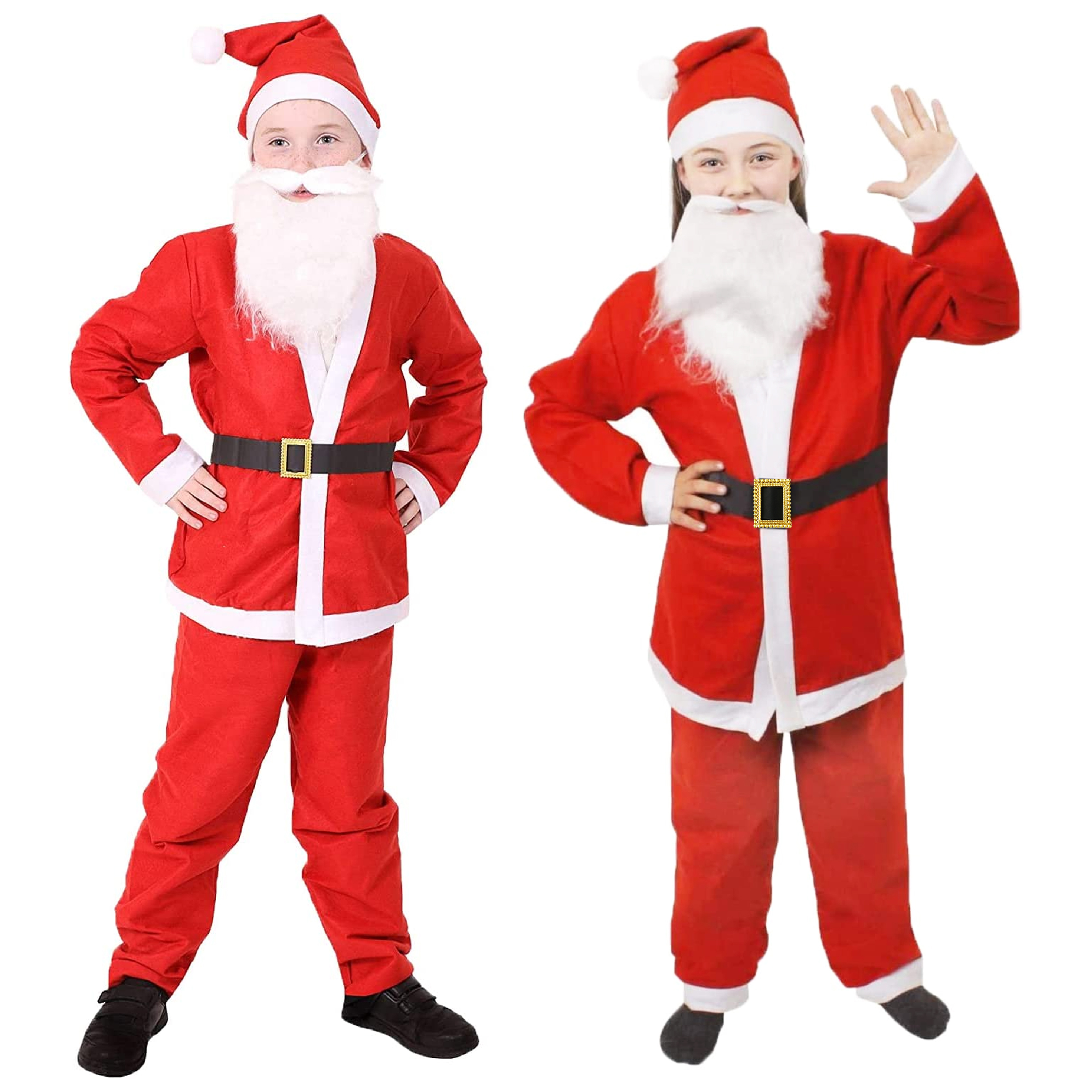 Buy Santa Suit Santa Claus Costume Christmas Suit Adult Costume 16pieces  Burgundy, Wine Red, Large/X-Large Online at Low Prices in India - Amazon.in